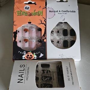 Halloween Press-on 3 Nail Sets